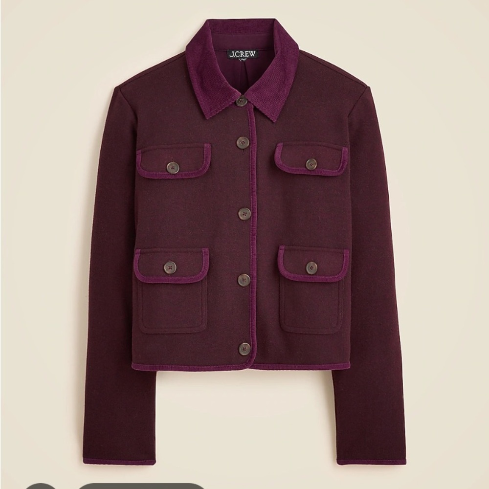 NWT JCrew wool blend jacket sz 16